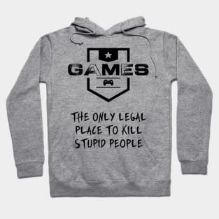 GAMES are FASCINATING ☢ Epic and Priceless Gaming Quote Hoodie